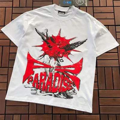 ￥~95 HELLSTAR T-SHIRT 55012968 (im 185CM 80KG iwear size S in the photo)