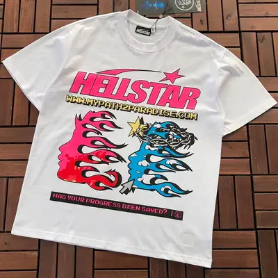 ￥~95 HELLSTAR T-SHIRT 55012967 (im 185CM 80KG iwear size S in the photo)