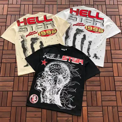 ￥~95 HELLSTAR T-SHIRT 55012950 (im 185CM 80KG iwear size S in the photo)
