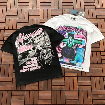￥~95 HELLSTAR T-SHIRT 55012947 (im 185CM 80KG iwear size S in the photo)