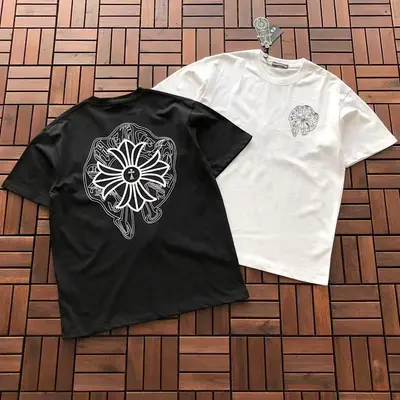 ￥~135 CH🔥OM🔥 HE🔥RTS T-SHIRT 55012943 (im 185CM 80KG iwear size L in the photo)