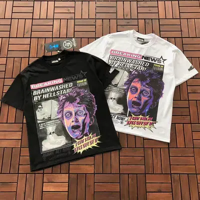 ￥~95 HELLSTAR T-SHIRT 55012936 (im 185CM 80KG iwear size S in the photo)
