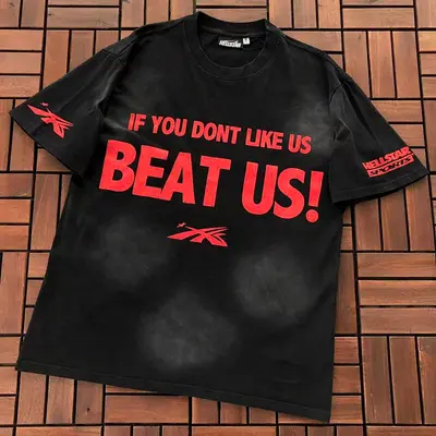 ￥~109 HELLSTAR T-SHIRT 55012931 (im 185CM 80KG iwear size S in the photo)
