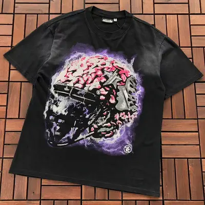 ￥~115 HELLSTAR T-SHIRT 55012929 (im 185CM 80KG iwear size S in the photo)