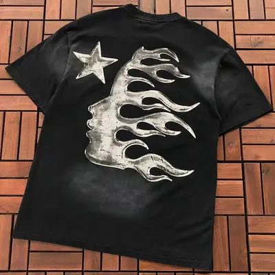 ￥~115 HELLSTAR T-SHIRT 55012928 (im 185CM 80KG iwear size S in the photo)