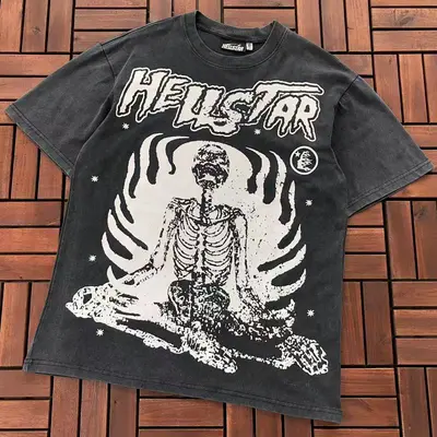 ￥~109 HELLSTAR T-SHIRT 55012926 (im 185CM 80KG iwear size S in the photo)