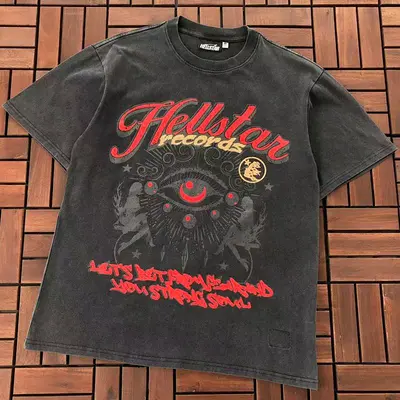 ￥~109 HELLSTAR T-SHIRT 55012909 (im 185CM 80KG iwear size S in the photo)