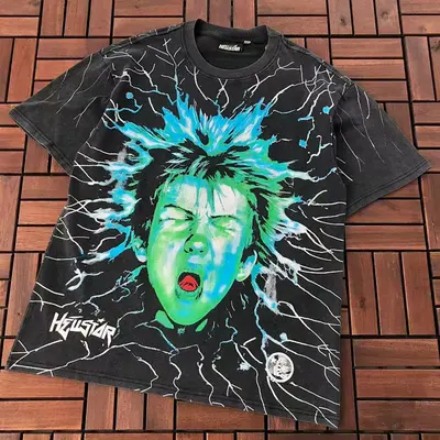 ￥~115 HELLSTAR T-SHIRT 55012901 (im 185CM 80KG iwear size S in the photo)