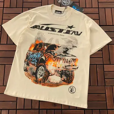 ¥~99 HELLSTAR T-SHIRT 55013009 (im 185CM 80KG iwear size S in the photo)