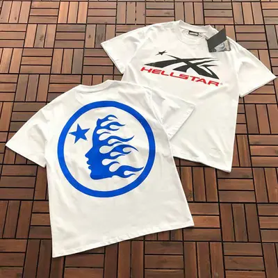¥~95 HELLSTAR T-SHIRT 55013006 (im 185CM 80KG iwear size S in the photo)