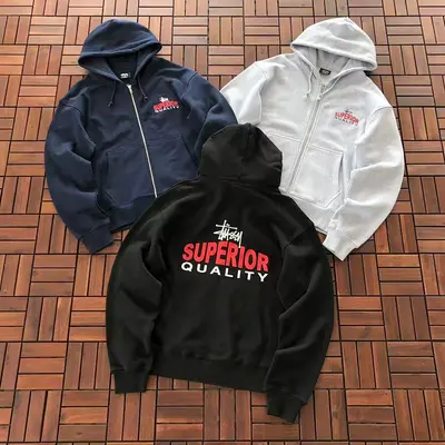 ¥~229 ST🔥S🔥Y HOODIE FLEECE 55020171 (im 176CM 58KG iwear size XL in the photo)