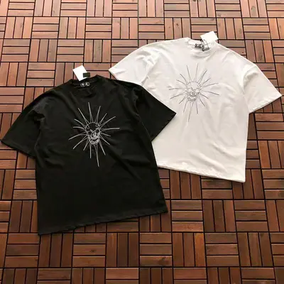¥~85 THUG CLUB T-SHIRT 77020114 (im 185CM 80KG iwear size 2 in the photo)