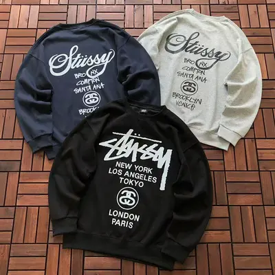 ¥~99 ST🔥S🔥Y SWEATER 77020202 (im 180CM 68KG iwear size M in the photo)