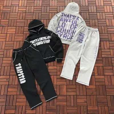TOP ¥~ 259 PANTS ¥~ 239 TH🔥T'S A AW🔥UL L🔥T OF C.. & TRAPSTAR HOODE TROUSERS 55020328