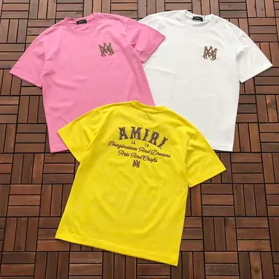 ¥~109 AMIRI T-SHIRT 77020410 (im 185CM 70KG iwear size L in the photo)
