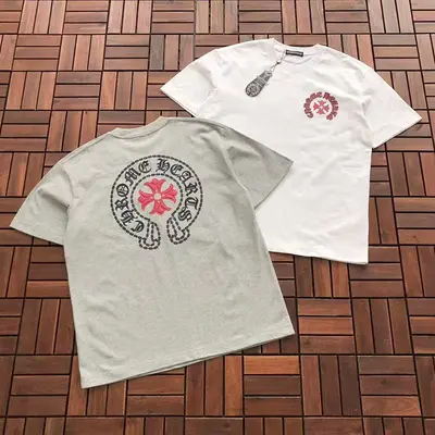 ¥~109 CH🔥OM🔥 HE🔥RTS T-SHIRT 77020427 (im 185CM 70KG iwear size L in the photo)