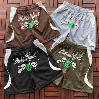 ¥~119 BROKEN PLANET SHORTS 55020550 (im 176CM 58KG iwear size L in the photo)