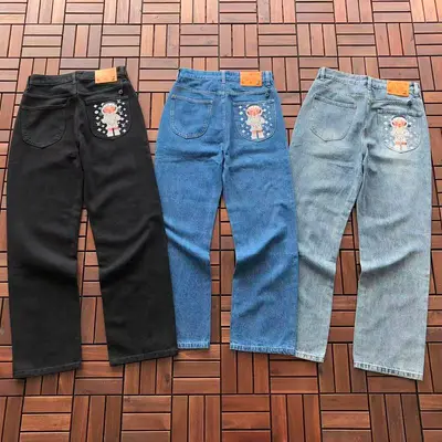 ¥~199 L🔥JEANS 55020562 (im 176CM 58KG iwear size 30 in the photo)