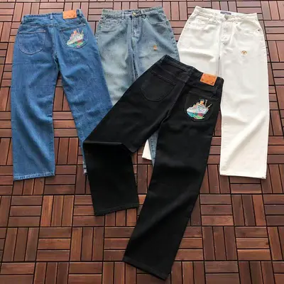 ¥~199 L🔥JEANS 55020598 (im 176CM 58KG iwear size 30 in the photo)