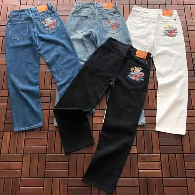 ¥~199 L🔥JEANS 55020596 (im 176CM 58KG iwear size 28 in the photo)