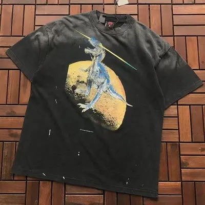 ¥~115 SAINT MICHAEL T-SHIRT 55020590 (im 176CM 58KG iwear size S in the photo)