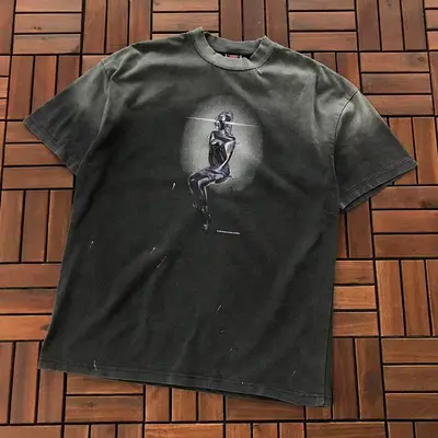 ¥~115 SAINT MICHAEL T-SHIRT 55020582 (im 176CM 58KG iwear size S in the photo)