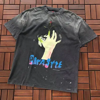 ¥~115 SAINT MICHAEL T-SHIRT 55020576 (im 176CM 58KG iwear size S in the photo)