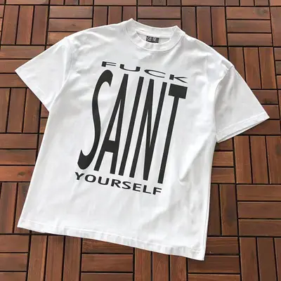¥~99 SAINT MICHAEL T-SHIRT 55020573 (im 176CM 58KG iwear size S in the photo)