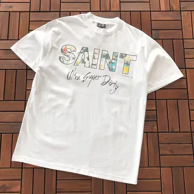 ￥~109 SAINT MICHAEL T-SHIRT 55020531 (im 176CM 58KG iwear size S in the photo)