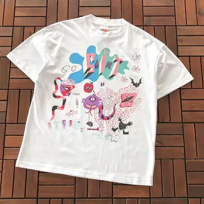 ￥~109 SAINT MICHAEL T-SHIRT 55020529 (im 176CM 58KG iwear size S in the photo)