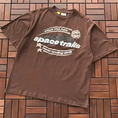 ￥~95 BROKEN PLANET T-SHIRT 55020407 (im 185CM 80KG iwear size S in the photo)
