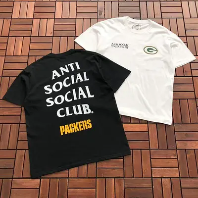 ¥~85 ANTI SOCIAL SOCIAL CLUB T-SHIRT 55020639 (im 185CM 70KG iwear size L in the photo)