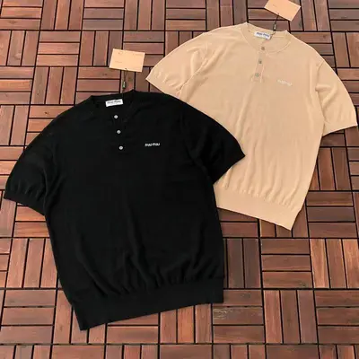 ¥~179 M🔥U M🔥U T-SHIRT SWEATER 55020619 (im 185CM 80KG iwear size L in the photo)