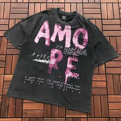 ¥~119 SAINT MICHAEL T-SHIRT 55020898 (im 180CM 68KG iwear size S in the photo)