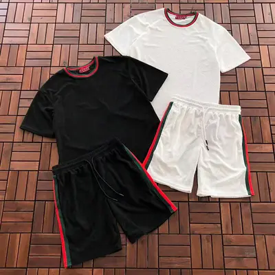TOP ￥~109 PANTS ￥~109 G🔥C🔥I T-SHIRT SHORTS 55020868 (im 180CM 68KG iwear size 2XL in the photo)