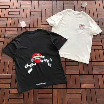 ¥~109 CH🔥OM🔥 HE🔥RTS T-SHIRT 55022531 (im 180CM 68KG iwear size S in the photo)