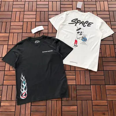 ￥~109 CH🔥OM🔥 HE🔥RTS T-SHIRT 55022520 (im 180CM 68KG iwear size S in the photo)
