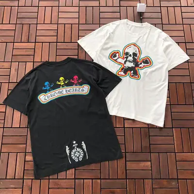 ￥~109 CH🔥OM🔥 HE🔥RTS T-SHIRT 55022519 (im 180CM 68KG iwear size S in the photo)