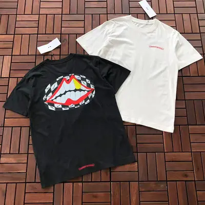 ￥~109 CH🔥OM🔥 HE🔥RTS T-SHIRT 55022518 (im 180CM 68KG iwear size S in the photo)