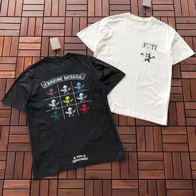 ￥~109 CH🔥OM🔥 HE🔥RTS T-SHIRT 55022516 (im 180CM 68KG iwear size S in the photo)