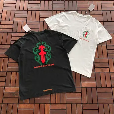 ￥~109 CH🔥OM🔥 HE🔥RTS T-SHIRT 55022512 (im 180CM 68KG iwear size S in the photo)