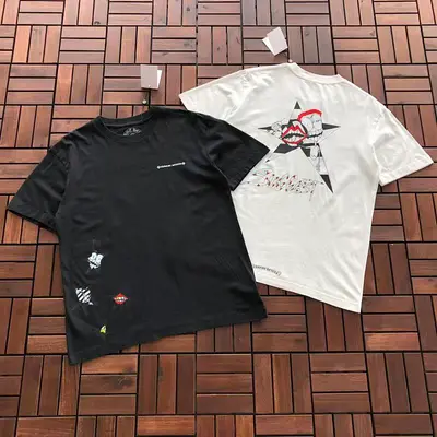 ￥~109 CH🔥OM🔥 HE🔥RTS T-SHIRT 55022510 (im 180CM 68KG iwear size S in the photo)