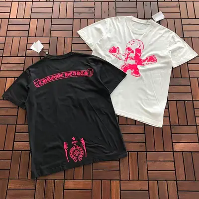 ￥~109 CH🔥OM🔥 HE🔥RTS T-SHIRT 55022508 (im 180CM 68KG iwear size S in the photo)