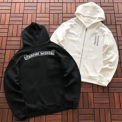 ￥~288 CH🔥OM🔥 HE🔥RTS HOODIE FLEECE 55022639 (im 185CM 80KG iwear size XL in the photo)