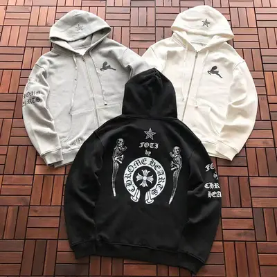 ￥~239 CH🔥OM🔥 HE🔥RTS HOODIE FLEECE 55022699 (im 185CM 80KG iwear size L in the photo)