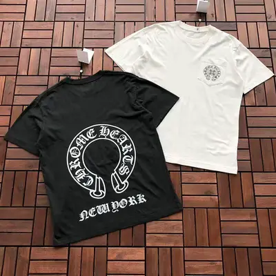 ￥~109 CH🔥OM🔥 HE🔥RTS T-SHIRT 55022627 (im 185CM 80KG iwear size S in the photo)