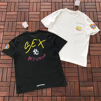 ￥~109 CH🔥OM🔥 HE🔥RTS T-SHIRT 55022624 (im 185CM 80KG iwear size S in the photo)