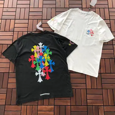 ￥~109 CH🔥OM🔥 HE🔥RTS T-SHIRT 55022622 (im 185CM 80KG iwear size S in the photo)