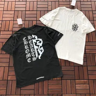 ￥~109 CH🔥OM🔥 HE🔥RTS T-SHIRT 55022620 (im 185CM 80KG iwear size S in the photo)
