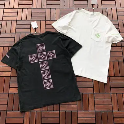 ￥~109 CH🔥OM🔥 HE🔥RTS T-SHIRT 55022619 (im 185CM 80KG iwear size S in the photo)